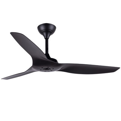 ABS Blade Fan trần nhà Mỹ Phòng khách Đen Fan trần 52 inch