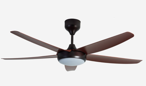 Vàng 56 Inch Động cơ DC hiện đại quạt trần với ánh sáng cho văn phòng
