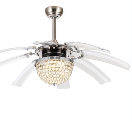 48 Inch hiện đại 8 PC Blades chất lượng cao AC Motor LED Quạt trần