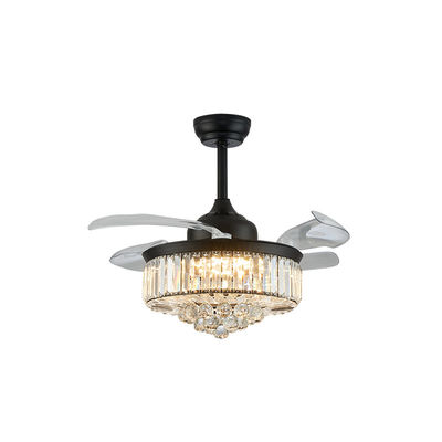 Tiếng ồn thấp 52 Inch phòng ngủ thoải mái quạt trần DC động cơ với ánh sáng