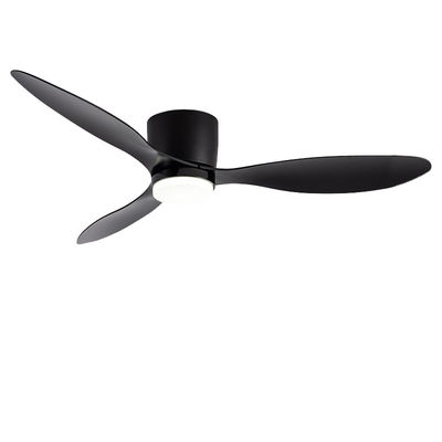Đen 52 Inch Hugger Ống Ống Ống Ống ABS 3 Blade Ống Ống Ống