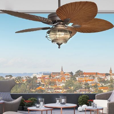 52 inch chống nước quạt trần với ánh sáng 5 ABS Blades thời tiết chống quạt trần