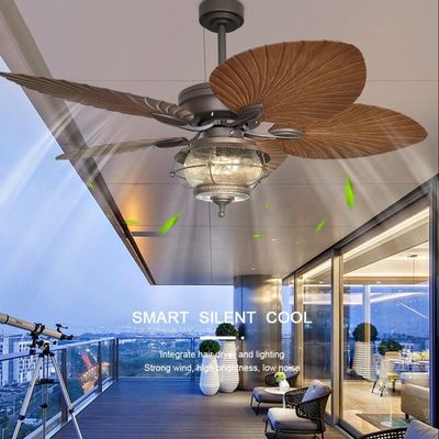 52 inch chống nước quạt trần với ánh sáng 5 ABS Blades thời tiết chống quạt trần
