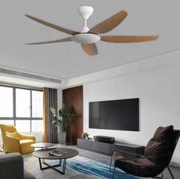 Iron Blades Modern LED Ceiling Fan 55 Inch Ceiling Fan Với Ánh sáng