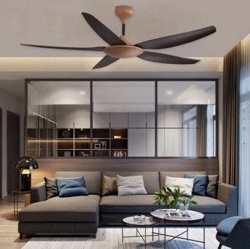 Iron Blades Modern LED Ceiling Fan 55 Inch Ceiling Fan Với Ánh sáng