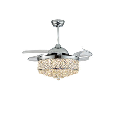 3 Lưỡi dao ABS kéo ra 3 Ventilator trần thay đổi màu sắc nhẹ cho nhà hàng phòng ngủ