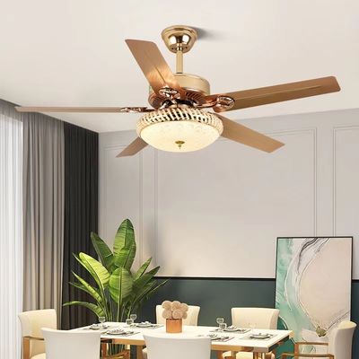 52In Tiết kiệm năng lượng Fan trần Tiếng ồn thấp ABS Five Blade Fan