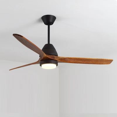 LED 20W Solid Wood Ceiling Fan Cây Propeller Ceiling Fan