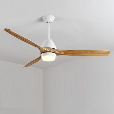 LED 20W Solid Wood Ceiling Fan Cây Propeller Ceiling Fan