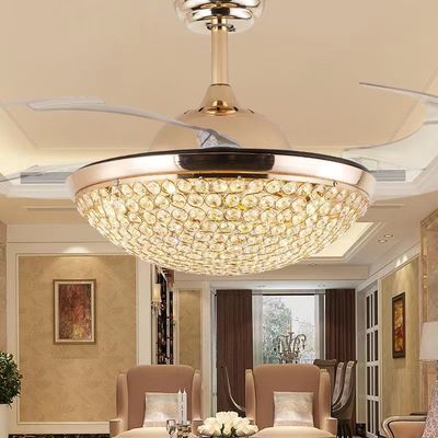 42 Inch LED 36W đổi màu Động cơ DC hiện đại quạt trần với ánh sáng