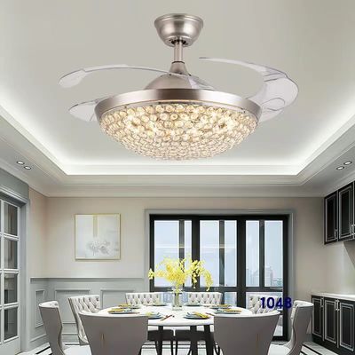 42 Inch LED 36W đổi màu Động cơ DC hiện đại quạt trần với ánh sáng