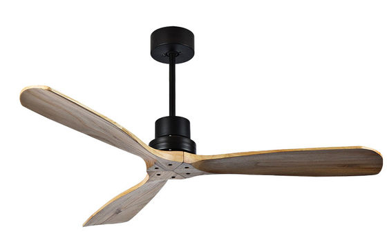 ECO 52 Ventilator trần gỗ rắn Ventilator trần gỗ tự nhiên với ánh sáng