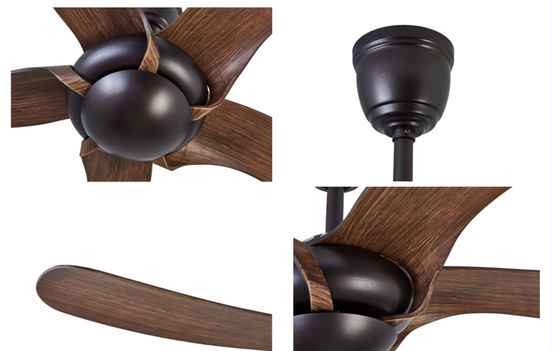 52 Inch High Airflow Quiet Ceiling Fan 5 ABS Blades Cho Văn phòng