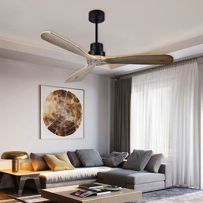 ECO 52 Ventilator trần gỗ rắn Ventilator trần gỗ tự nhiên với ánh sáng