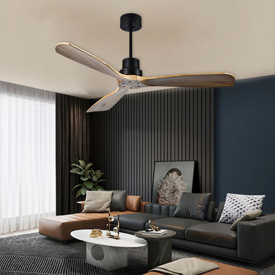 ECO 52 Ventilator trần gỗ rắn Ventilator trần gỗ tự nhiên với ánh sáng
