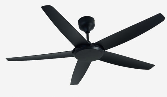 ECO Fan 56 Inch Modern Đen DC Motor Lửa trần cho văn phòng