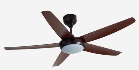 Vàng 56 Inch Động cơ DC hiện đại quạt trần với ánh sáng cho văn phòng