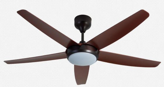 Vàng 56 Inch Động cơ DC hiện đại quạt trần với ánh sáng cho văn phòng
