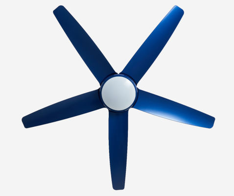 Màu xanh 56 Inch hiện đại DC Motor Ceiling Fan điều khiển từ xa với ánh sáng