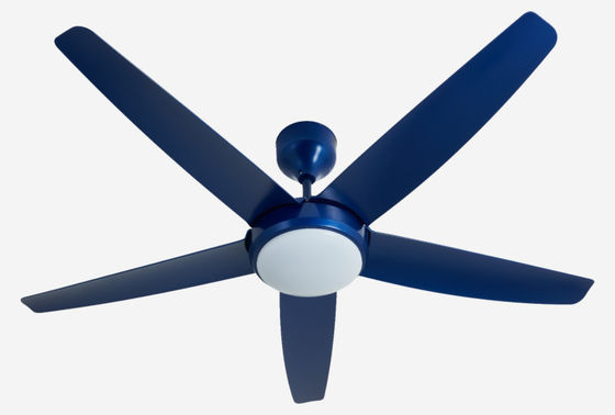 Màu xanh 56 Inch hiện đại DC Motor Ceiling Fan điều khiển từ xa với ánh sáng