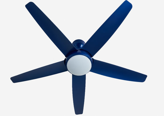 Màu xanh 56 Inch hiện đại DC Motor Ceiling Fan điều khiển từ xa với ánh sáng