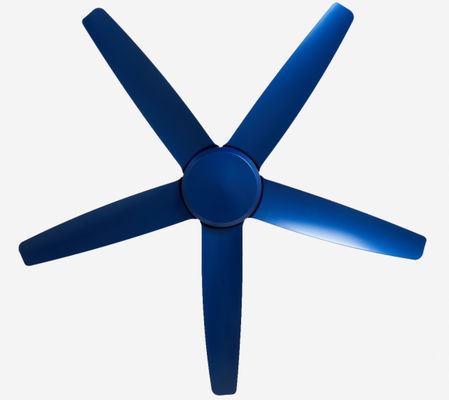 Moderne Blue 56 Inch DC Motor Ceiling Fan điều khiển từ xa không có ánh sáng cho phòng khách
