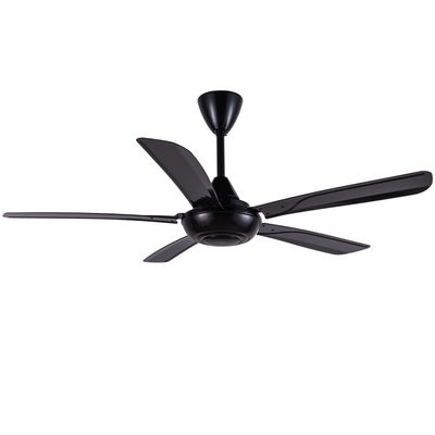 56 inch ABS Đen quạt trần Tiếng ồn thấp Với điều khiển từ xa