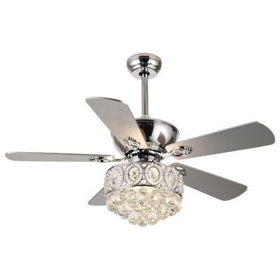 Crystal Fandelier 52 Inch Hugger Ventilator Trần với 5 lưỡi gỗ dán