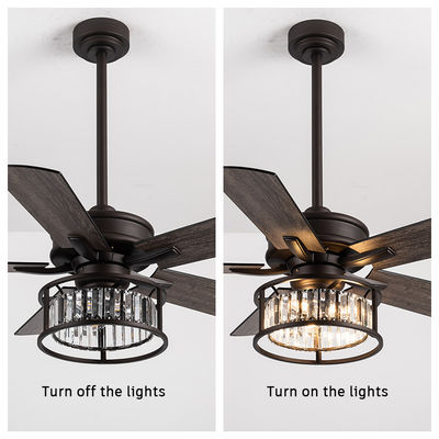 Tốc độ điều chỉnh quạt trần nhà Mỹ 5 lưỡi gỗ dán 42 inch quạt trần nhà