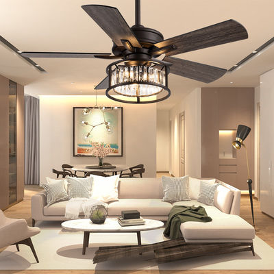 Tốc độ điều chỉnh quạt trần nhà Mỹ 5 lưỡi gỗ dán 42 inch quạt trần nhà