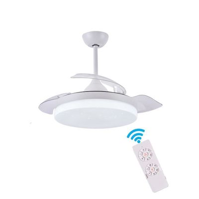 3 màu sắc điều chỉnh đèn lồng quạt trần đèn 36 inch điều khiển từ xa quạt trần vô hình với ánh sáng