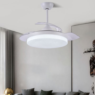 3 màu sắc điều chỉnh đèn lồng quạt trần đèn 36 inch điều khiển từ xa quạt trần vô hình với ánh sáng