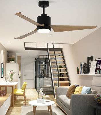 52In Americana Quạt trần Dc Quạt trần với từ xa màu đen nâu