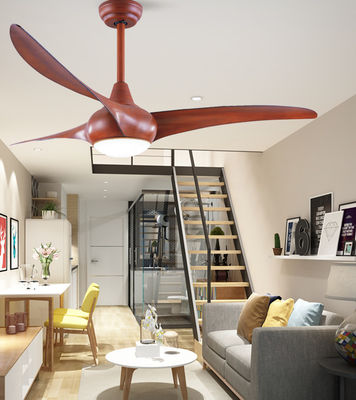 Đổi màu Ventilator trần LED hiện đại 52 inch Ventilator trần lắp đặt