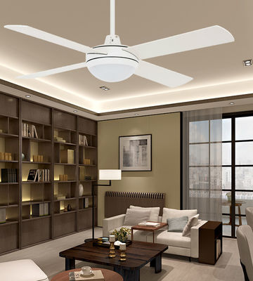 Bốn lưỡi gỗ dán 48 quạt trần với động cơ DC nhẹ tiếng ồn thấp