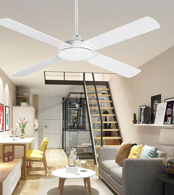 4 Blades gỗ dán 52 inch quạt trần với ánh sáng và điều khiển từ xa