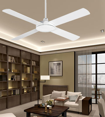 4 Blades gỗ dán 52 inch quạt trần với ánh sáng và điều khiển từ xa