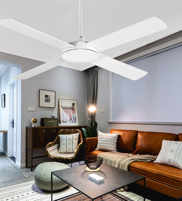 4 Blades gỗ dán 52 inch quạt trần với ánh sáng và điều khiển từ xa