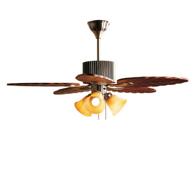 5 lưỡi 52In gỗ rắn quạt trần với lưỡi gỗ thực sự