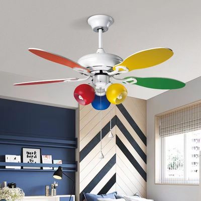42 inch siêu yên tĩnh quạt trần với 5 màu sắc gỗ dán lưỡi