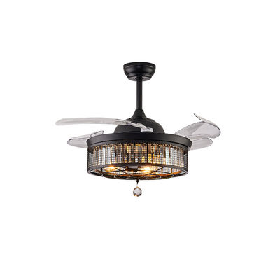 Phòng ngủ 52 inch thoải mái chất lượng cao Tiếng ồn thấp Fan trần DC động cơ với ánh sáng
