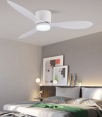 DC ABS treo quạt trần với ánh sáng 52 inch Ba cánh quạt