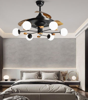 6 bóng đèn Ventilator trần nhà bếp với ánh sáng 52in Ventilator trần với đèn sợi đốt