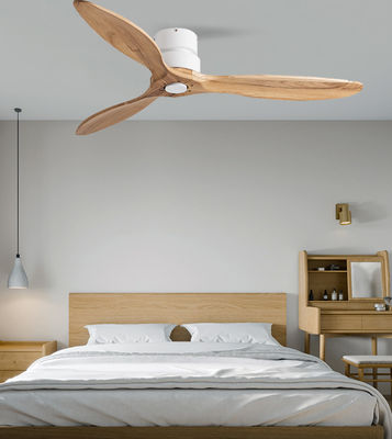 Máy quạt trần treo hiện đại với đèn 3 Blade Flush Mount