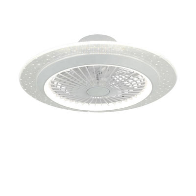 Màu trắng 42 inch không có cánh quạt trần với ánh sáng trang trí tiếng ồn thấp