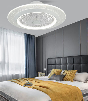 Màu trắng 42 inch không có cánh quạt trần với ánh sáng trang trí tiếng ồn thấp