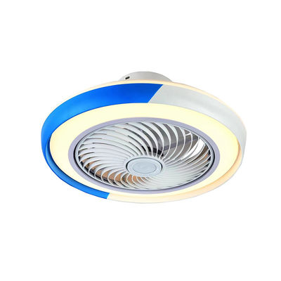 Blue And White Crystal Ceiling Fan 42in Quạt đèn chùm với đèn