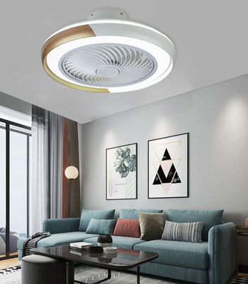 Ventilator trục treo không lưỡi với đèn chùm ánh sáng cho phòng ngủ