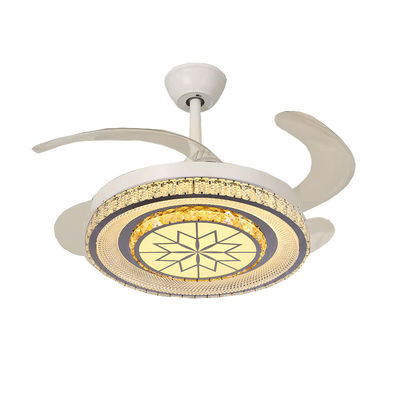 DC Motor 3 Blades Smart Led Ceiling Fan với Blades gấp