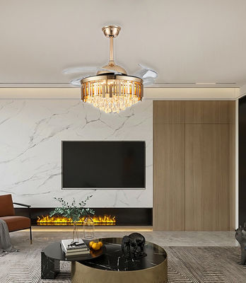 3 ABS Blades Lớp quạt trần với ánh sáng 42 Inch Lớp quạt
